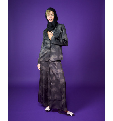 Stem Skirt Trouser Black