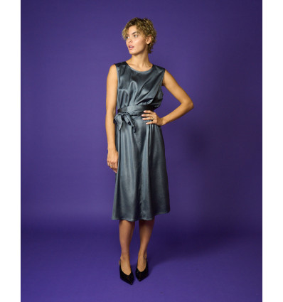 Dept Midi Dress Blue 2