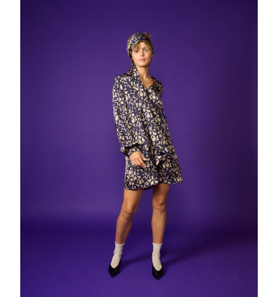 Cherry Blue Short Dress Blue 2