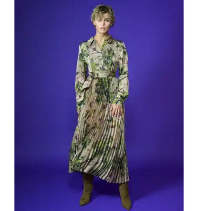 Branches Long Dress Pink 2