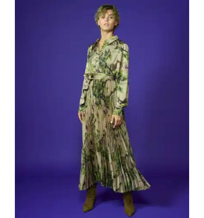 Branches Long Dress Pink