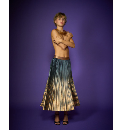 Plisse Skirt Multi