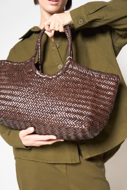 Borsa Nantucket Basket Dk Brown