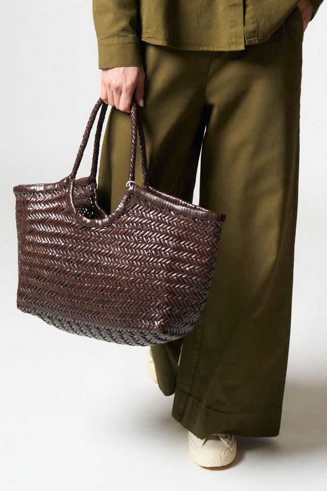 Borsa Nantucket Basket Dk Brown