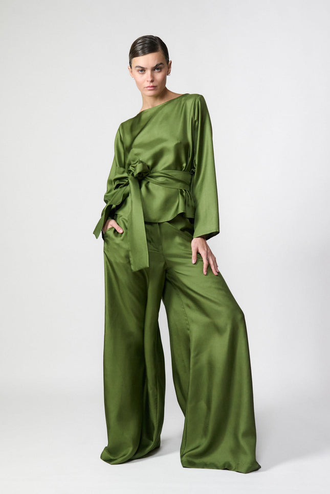 T Shirt ML Verde Oliveto CC347