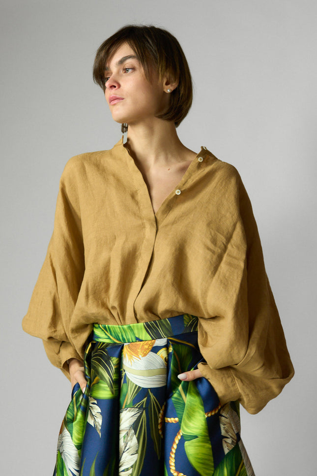 Camicia Pipistrello Bicolor