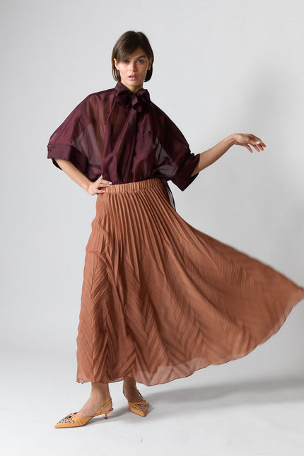 Camicia Voile Sangria