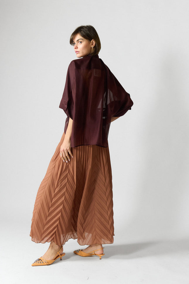 Camicia Voile Sangria