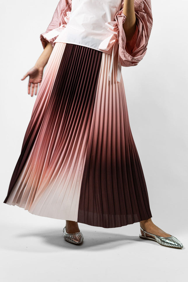 Plisse Skirt Skirt Pink
