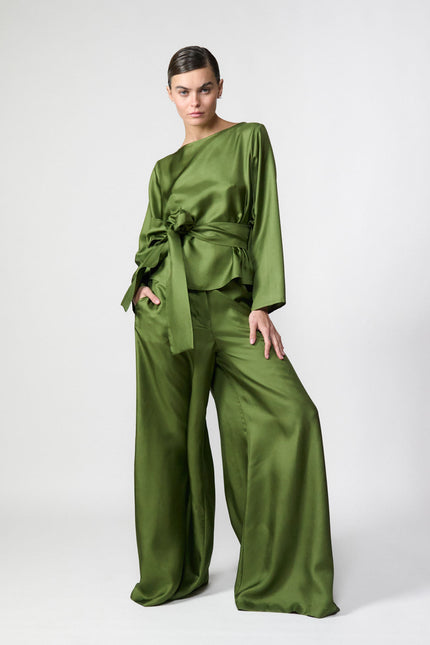 T Shirt ML Verde Oliveto CC347