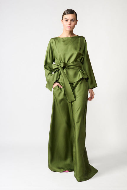 T Shirt ML Verde Oliveto CC347