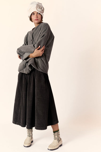 Velvet Loose Jacket Taupe