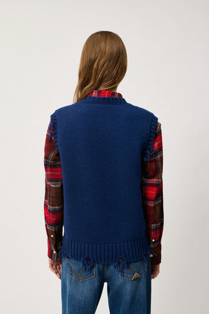 Alpine West W Distressed Intarsia
